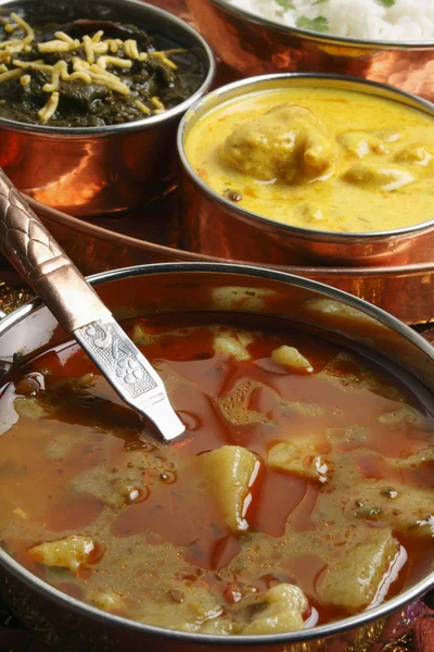 Khatta Alu is a potato curry from Gujarat — Stock Photo, Image