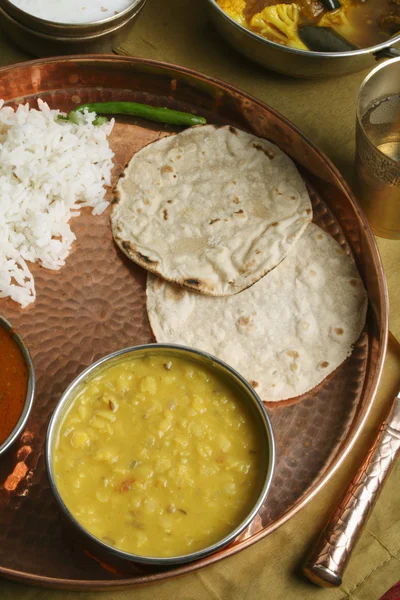 Il Gujarati Tuvar Dal - è un piatto piccante e dolce del Gujarat — Foto Stock