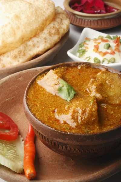 Alu dum - Alu Dum is spicy potato curry from Bengal — Stock Photo, Image