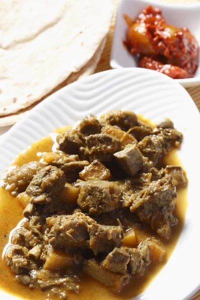 Kanthal curry - en indisk speciell maträtt med jackfrukter. — Stockfoto