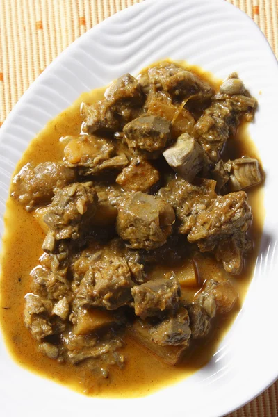 Kanthal curry - ein indisches Spezialgericht aus Jackfrüchten. — Stockfoto