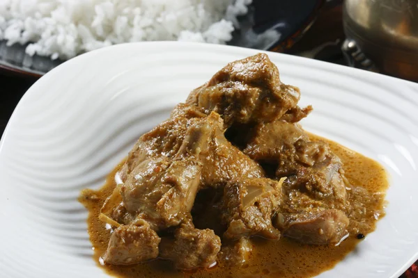 Kerala special kozhi curry - ein Hühnercurry aus Kerala — Stockfoto