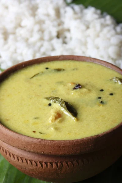 Moru curry o kalan - un plato tradicional de kerala — Foto de Stock