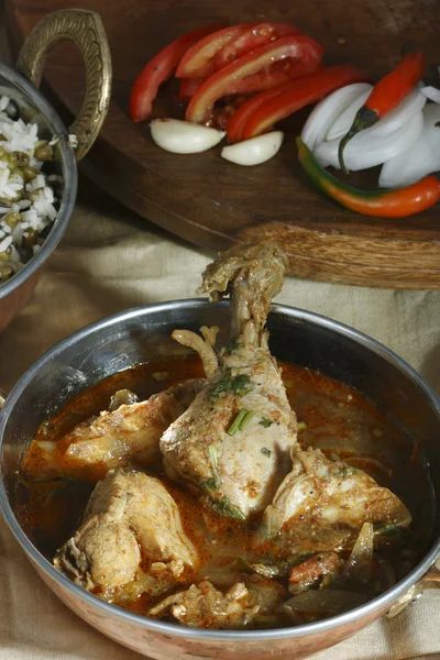 Chettinad tavuk - tavuk hazırlama chettinad bölge — Stok fotoğraf