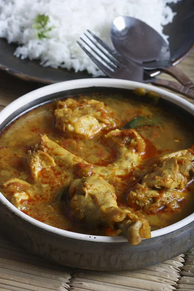 Kozhambu is a spicy non-veg gravy from Tamilnadu. — Stock Photo, Image