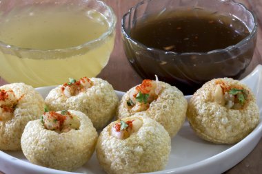 Pani Puri, Golgappe, sohbet madde, Hindistan