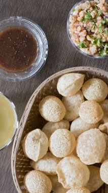 Pani Puri, Golgappe, sohbet madde, Hindistan