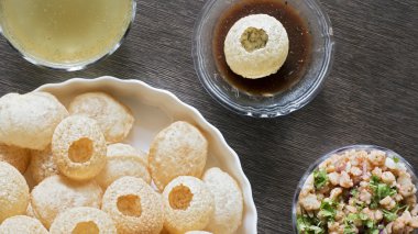 Pani Puri, Golgappe, sohbet madde, Hindistan