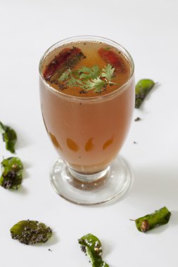 Biber Rasam Güney Hindistan.