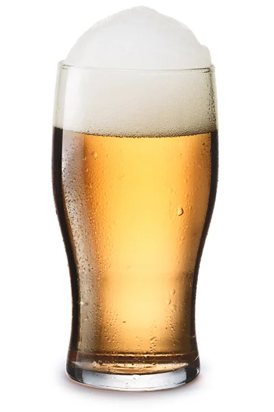 Mosit glass of light beer — Stock Photo, Image