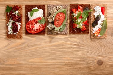 Crispbread fresnels sandviç