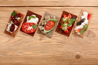 Crispbread fresnels sandviç