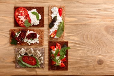Crispbread fresnels sandviç
