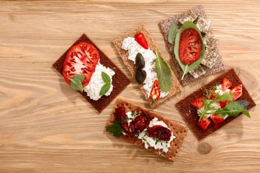 Crispbread fresnels sandviç