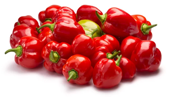 Pile of Habaneros, clipping paths — Stock Photo, Image