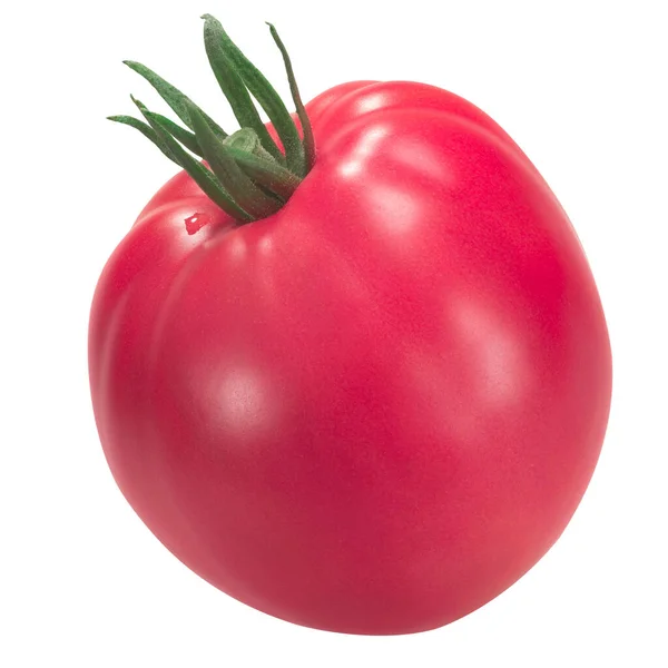 Odessky Rozovy Erbstück Tomate Solanum Lycopersicum Frucht Isoliert — Stockfoto