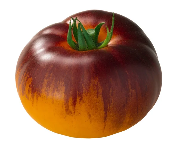 P20 Beauty King Erbstück Tomate Solanum Lycopersicum Frucht Isoliert — Stockfoto
