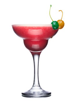 Alkollü kokteyl beyaz izole