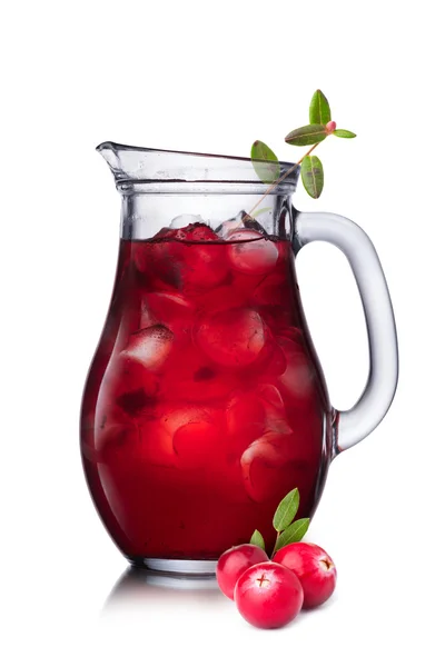 Tranbärsjuice drink — Stockfoto