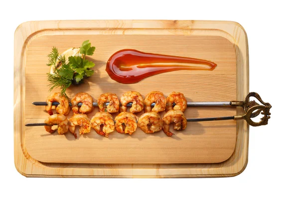 Grilled shrimps — Stock Photo, Image