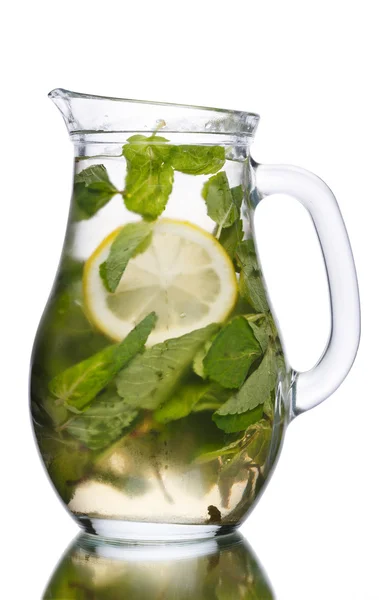 Jug of mojito cocktail — Stock Photo, Image