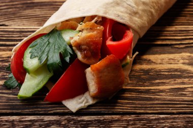 Shawarma geleneksel gözleme şal