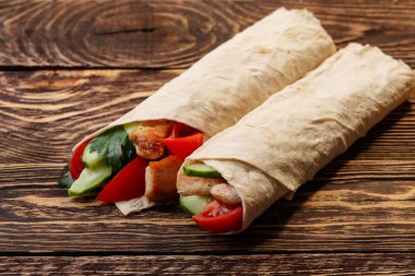Shawarma geleneksel gözleme şal