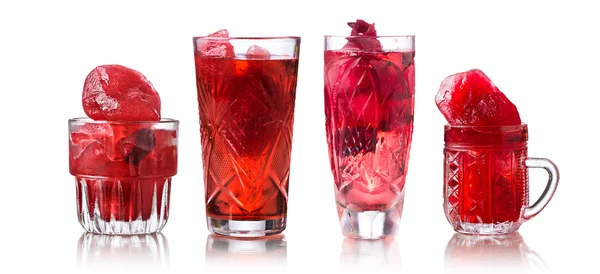 Frozen hibiscus tea — Stok fotoğraf