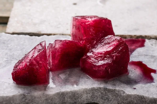 Frozen hibiscus tea — Stockfoto