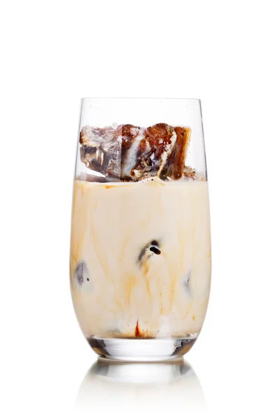 Milk coffee cocktail Royalty Free Stock Images