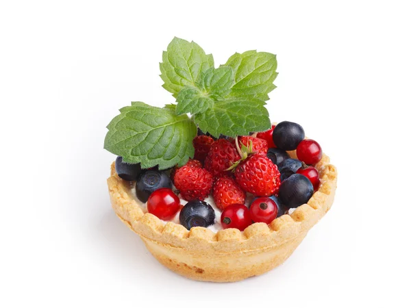 Dessert with wild berries — Stock Photo, Image