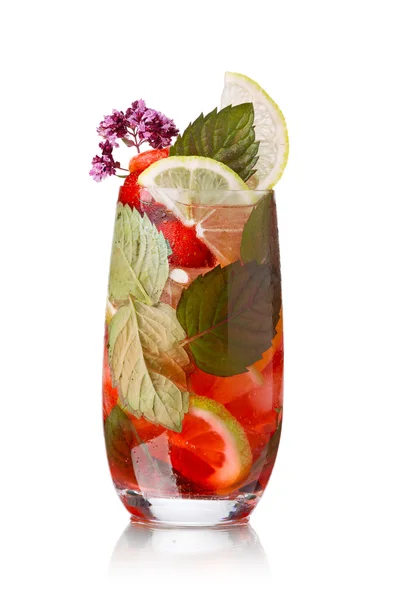 Strawberry mojito — Stock Photo, Image