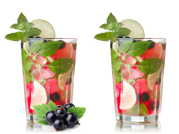 Czarna porzeczka mojito — Zdjęcie stockowe