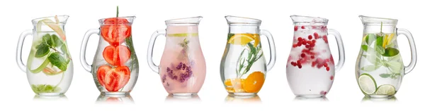 Detox water collection — Stock Photo, Image