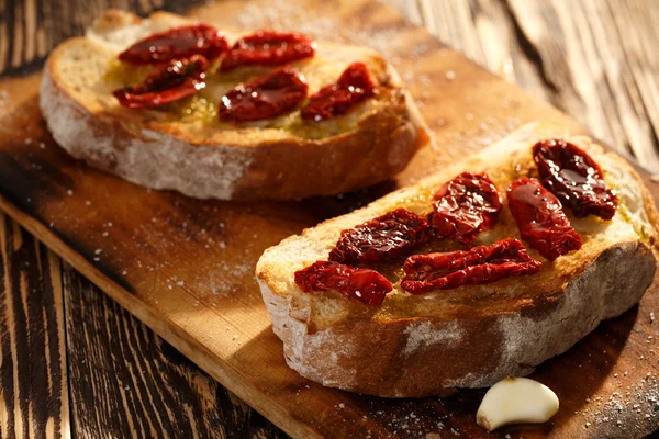 Bruschetta med tomat — Stockfoto