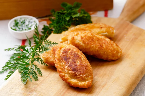 Gebratene Empanadas — Stockfoto