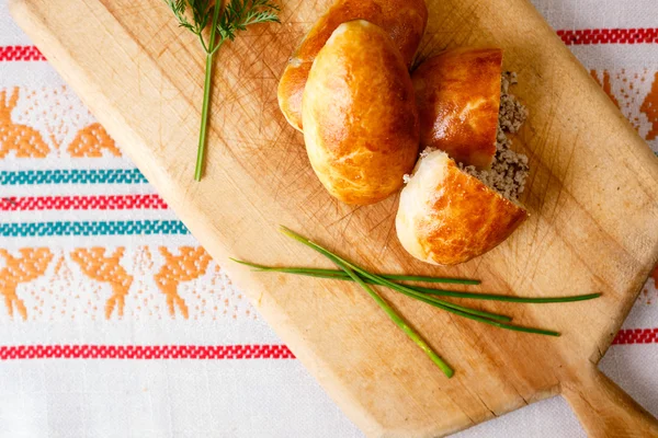 Pirozhki ruso — Foto de Stock