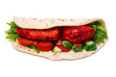 Tikka masala naan sandviç