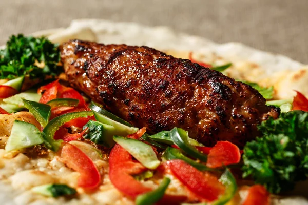 Shish kofte kebab — Zdjęcie stockowe