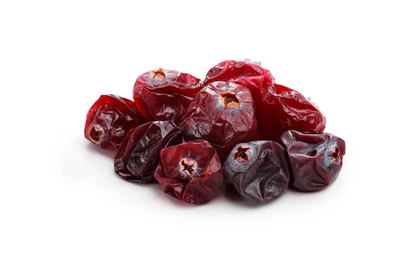 Dried cranberries on white — Stock Photo, Image