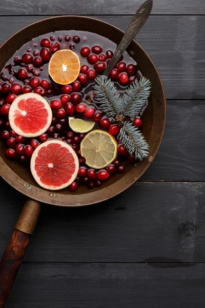 Heißer Winterpunsch — Stockfoto