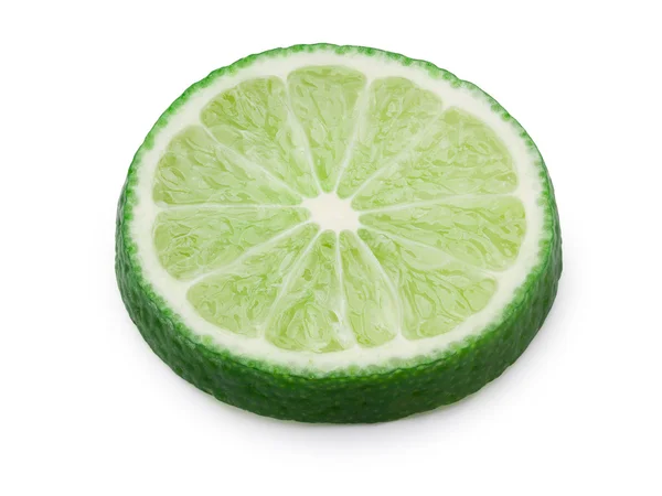 Lime wheel isolated — Stock Photo, Image