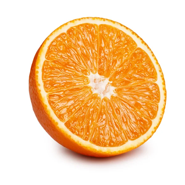 Orange hälften isolerade — Stockfoto