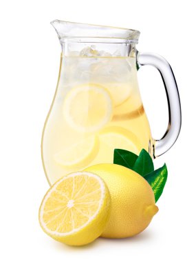 Limon ile Buzlu limonata sürahi