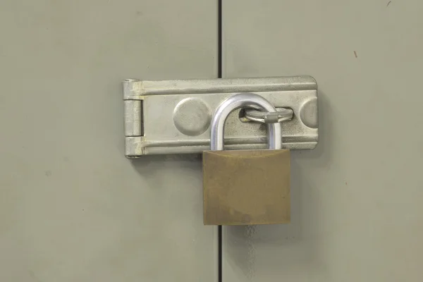 Kabine kapı closeup arka plan kilitli