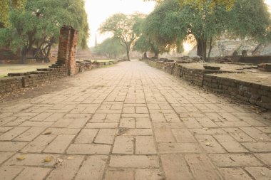 Wat Phra Sri Sanphet eski harabe kaldırım