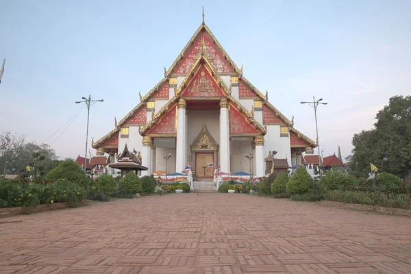 Wihan Mongkhon Bophit at Ayutthaya province of Thailand — Stock Photo, Image