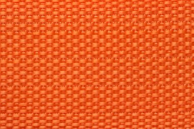 Turuncu renk Polyester çanta Tekstil işleyicisi arka plan closeup