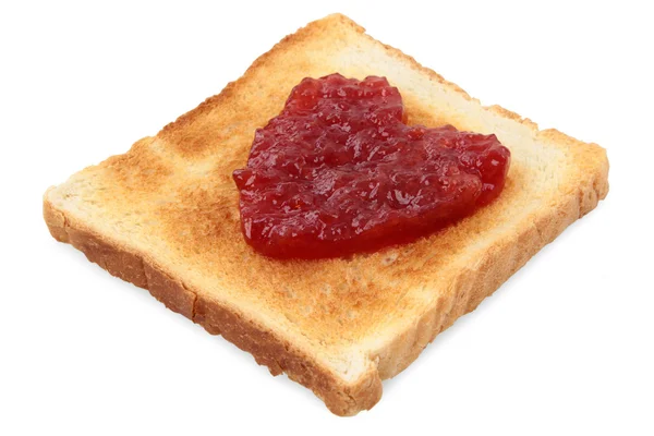 Toast met jam — Stockfoto