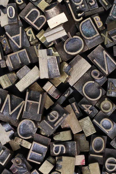 Metal letterpress — Stock Photo, Image